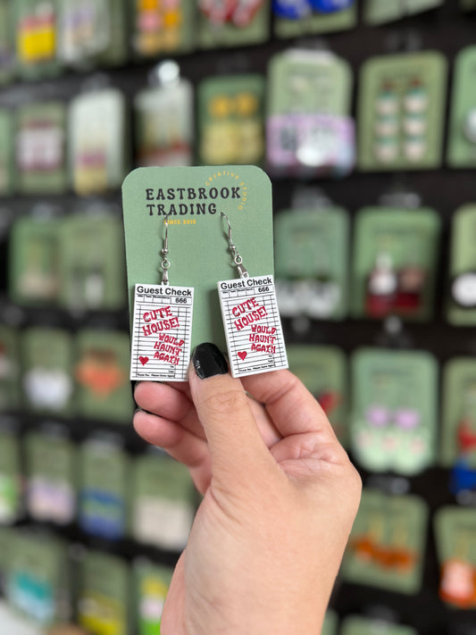 Would Haunt Again earrings