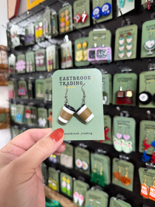 Coffee To Go Earrings