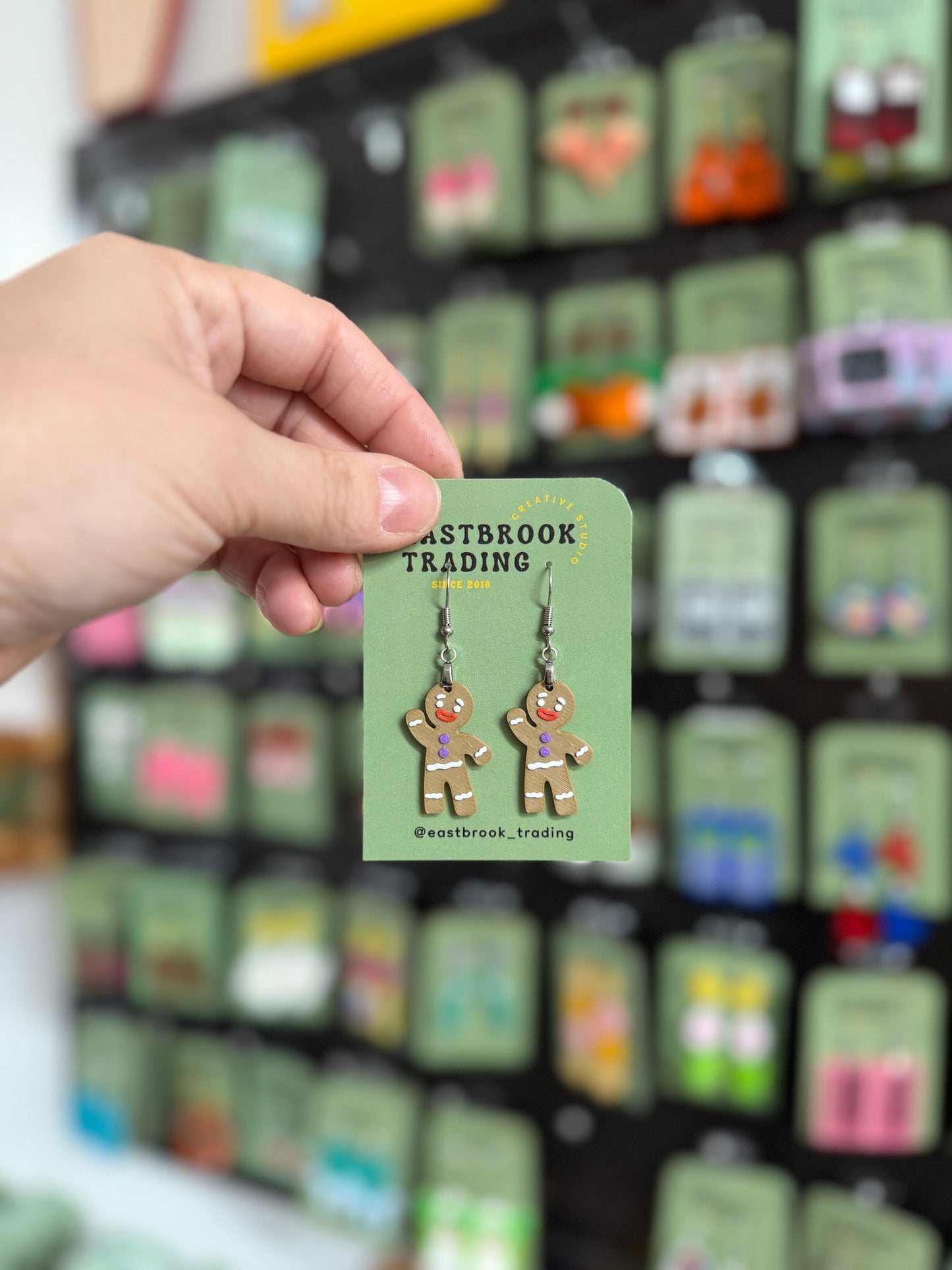 Gingerbread Earrings