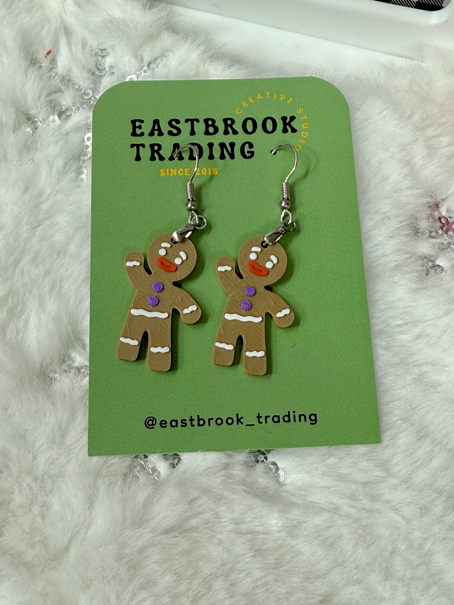 Gingerbread Earrings