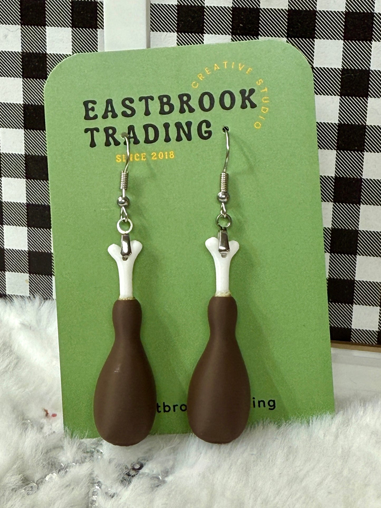 Turkey Leg Earrings