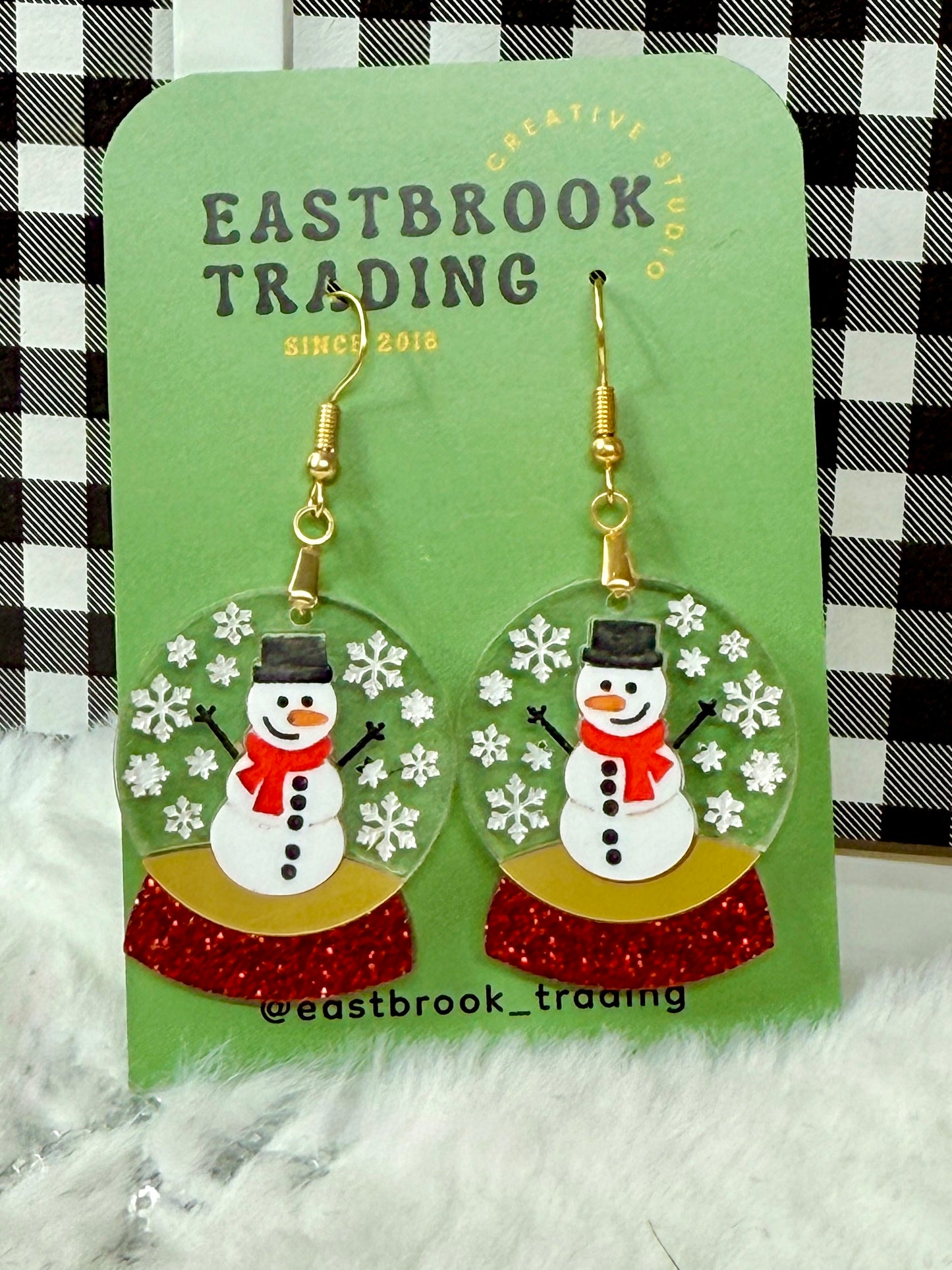 Snowglobe Earrings