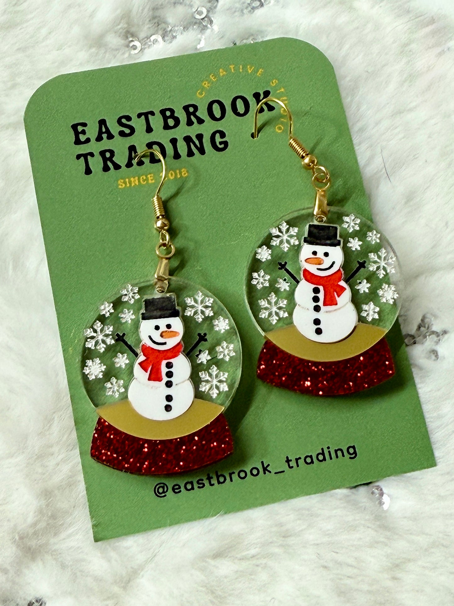 Snowglobe Earrings