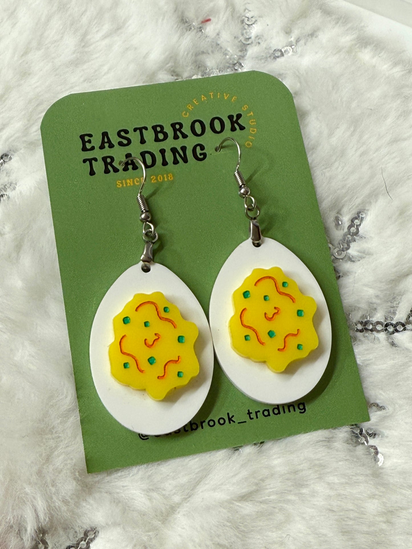 Deviled Egg Earrings