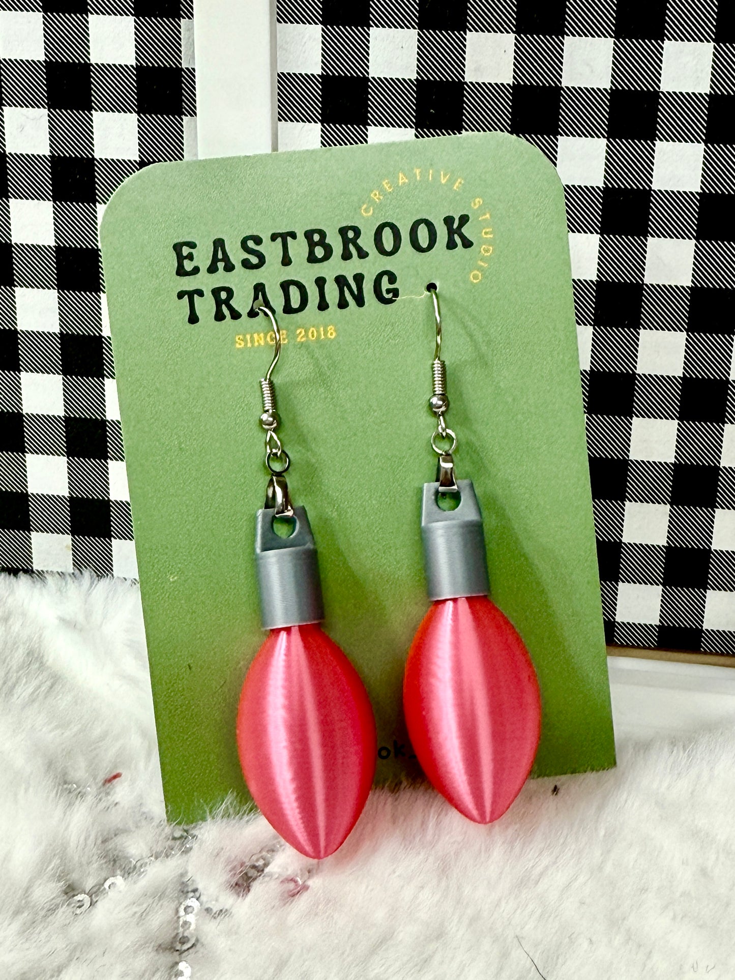 Christmas Light Earrings