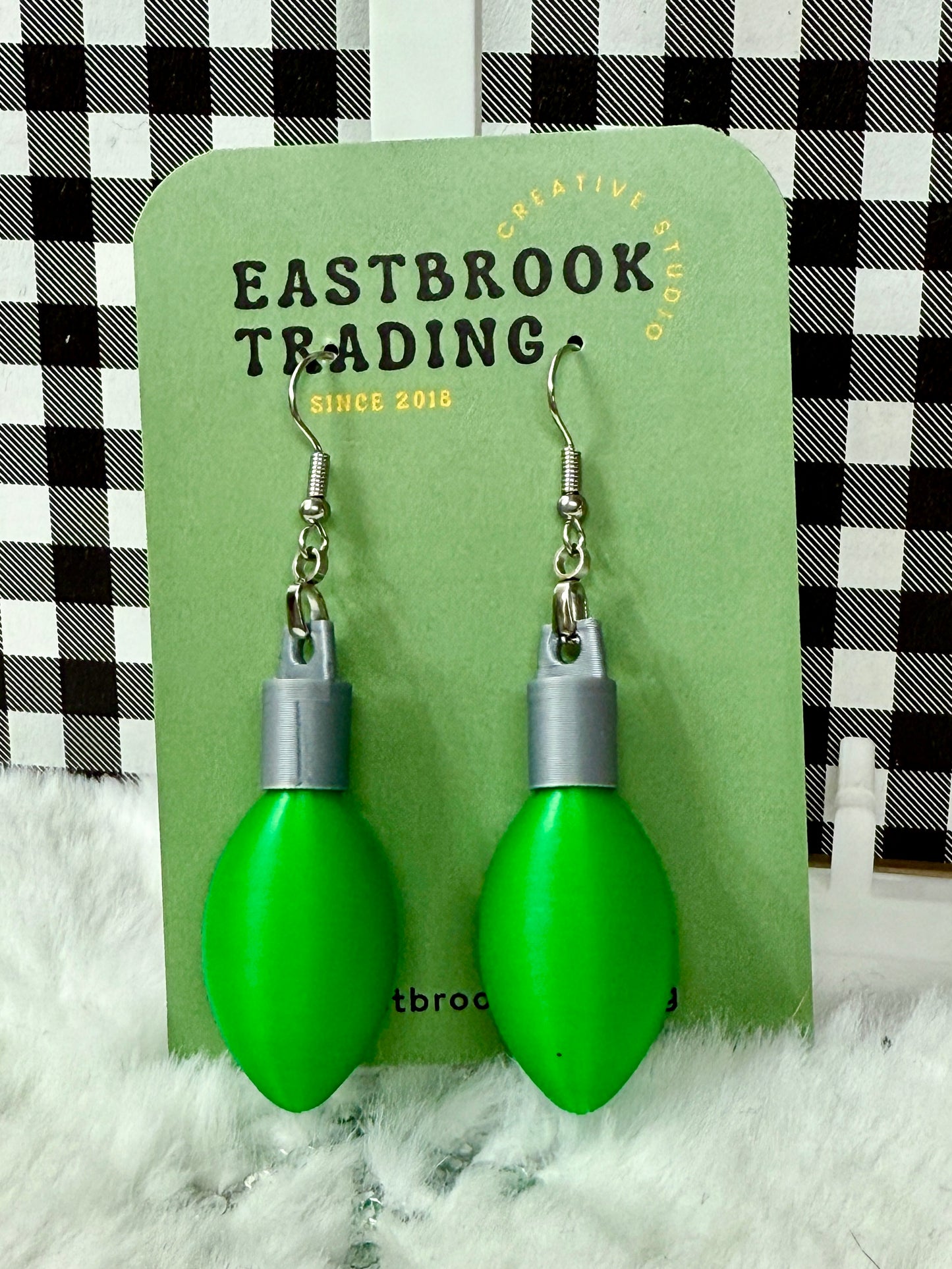 Christmas Light Earrings