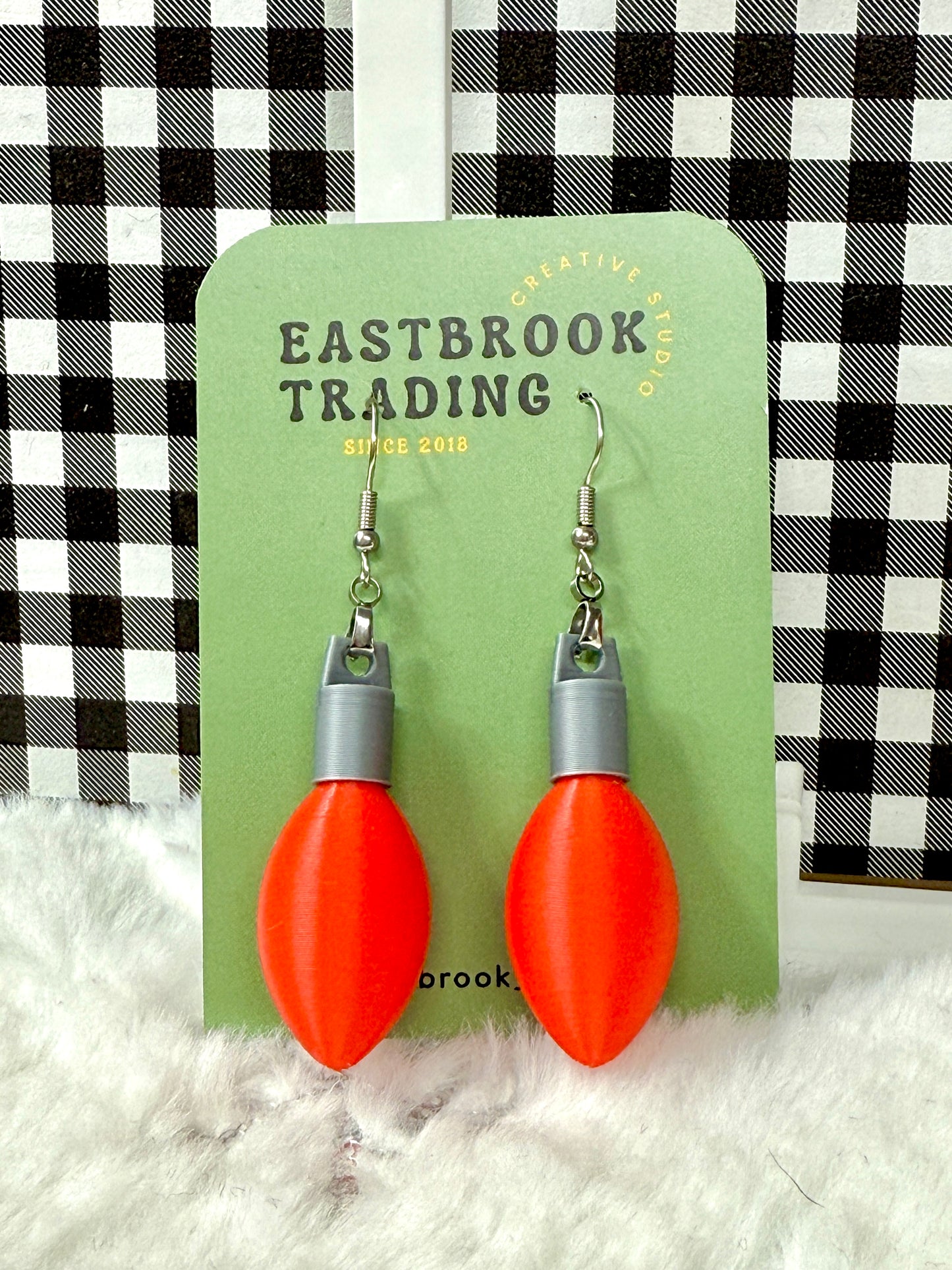 Christmas Light Earrings