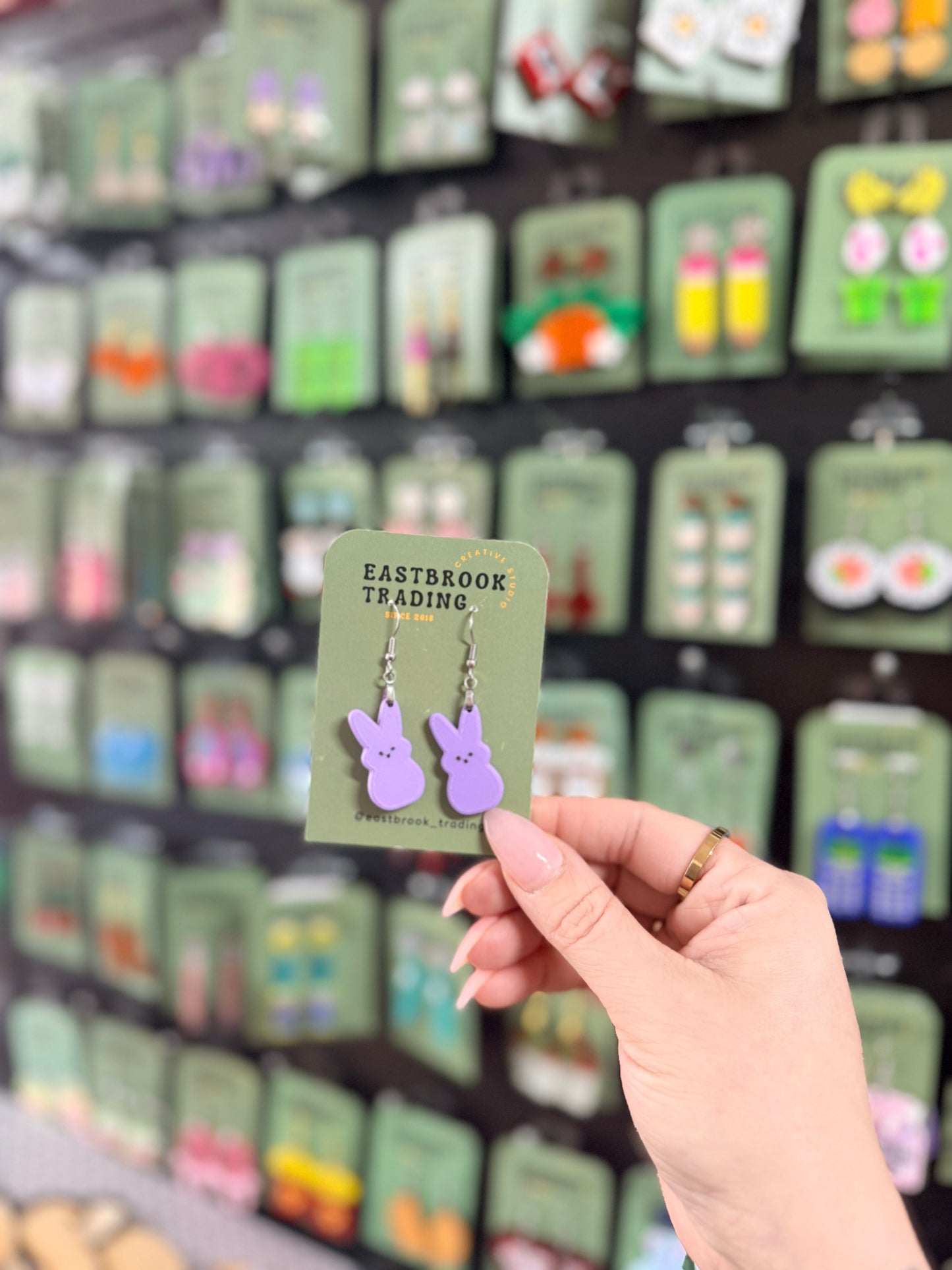 Peeps Bunny Earrings