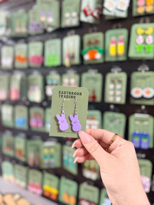 Peeps Bunny Earrings
