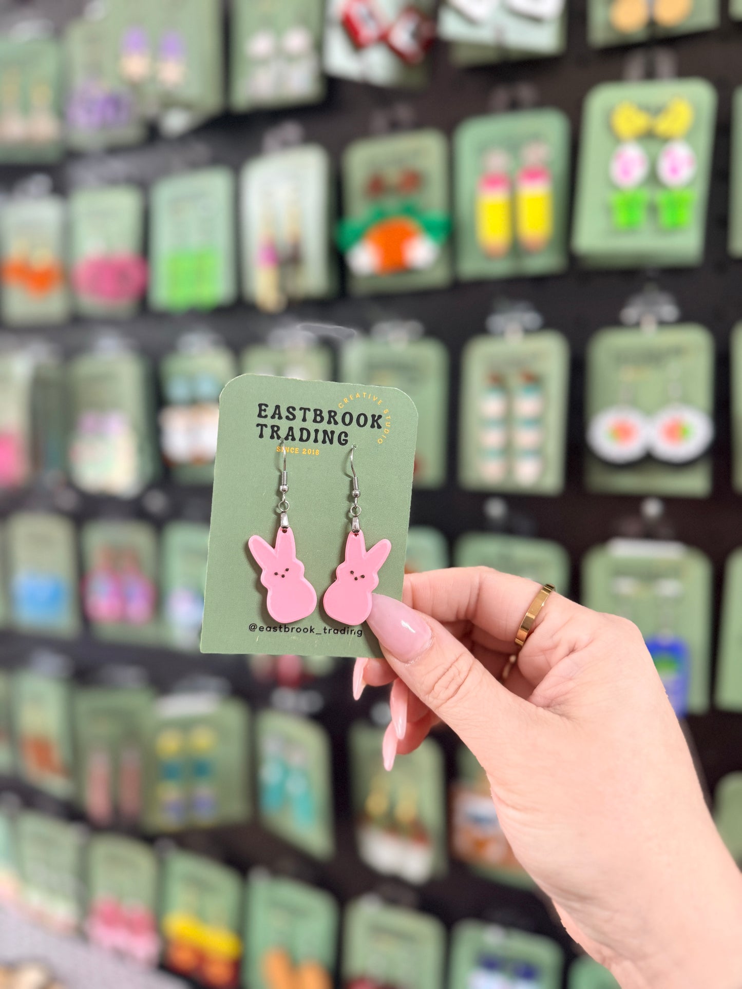 Peeps Bunny Earrings