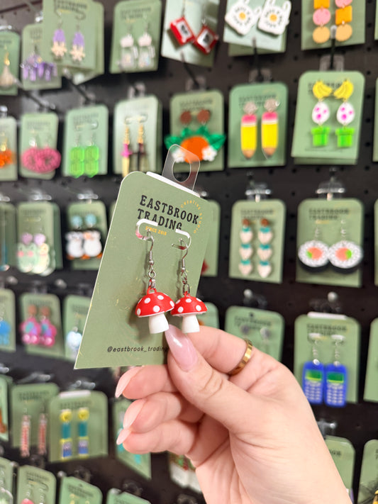 Mushroom Cottagecore Earrings