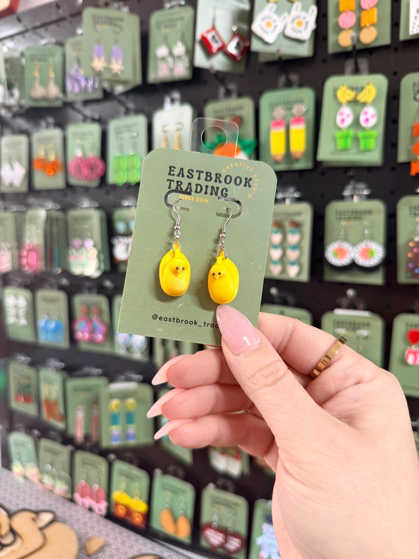 Peeps Chicks Earrings