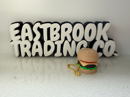 Burger Clicker Keychain