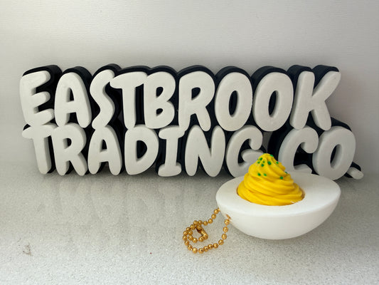 Deviled Egg Clicker Keychain